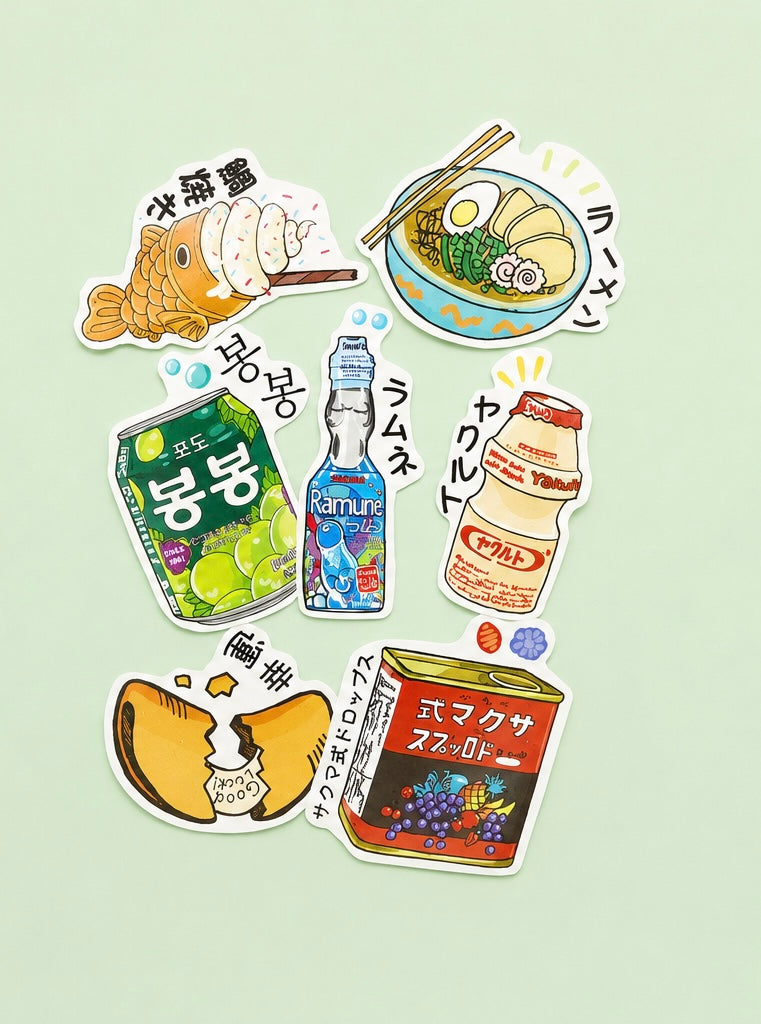 Foodie stickers
