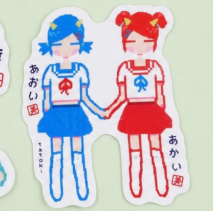 Pixel stickers