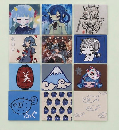 Set mini stickers